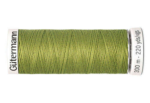 748277 Нить Sew-all для всех материалов, 200м, 100% п/э Gutermann(582 зеленая горчица)