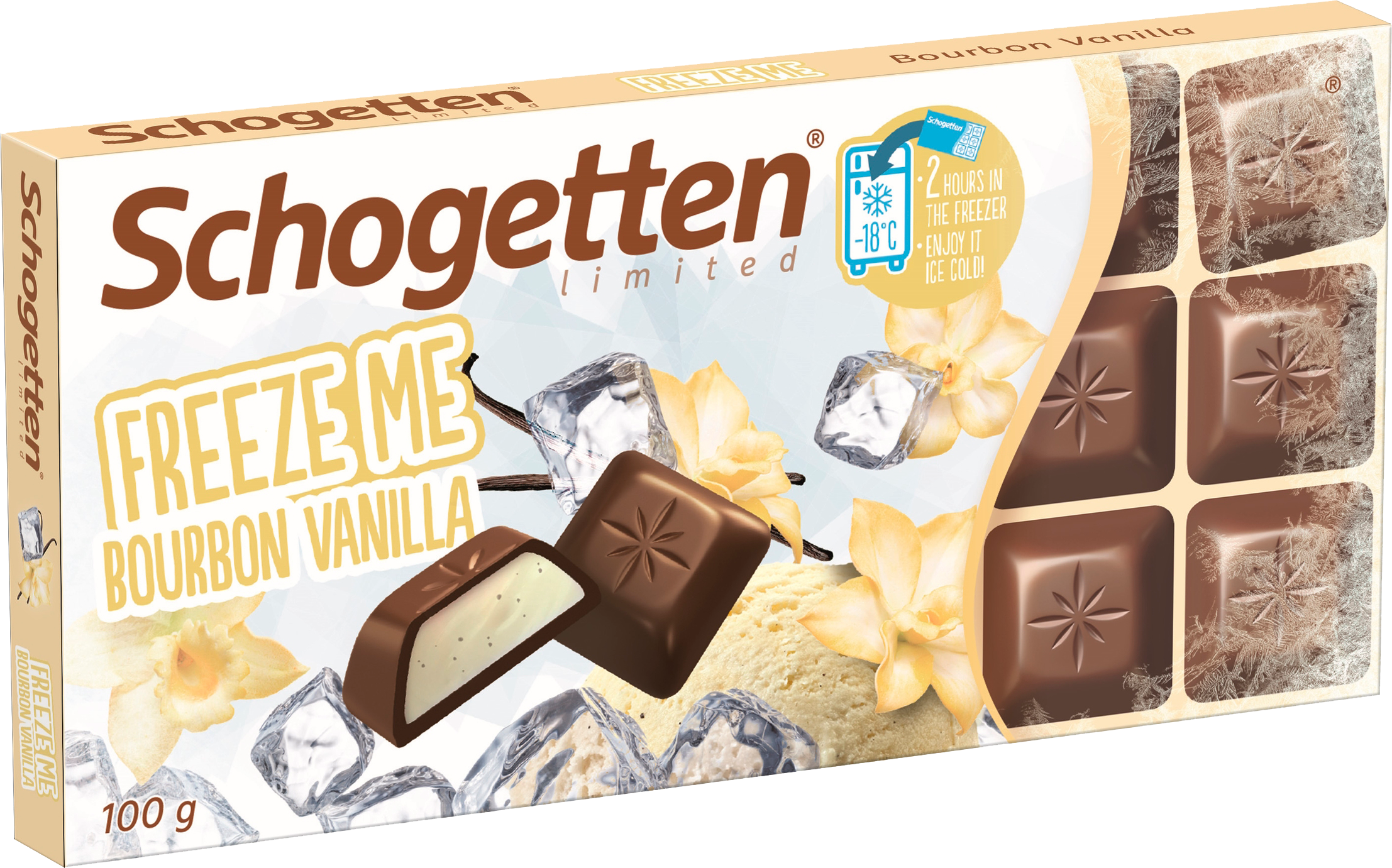 

Шоколад Schogetten Freeze Me Bourbon Vanilla