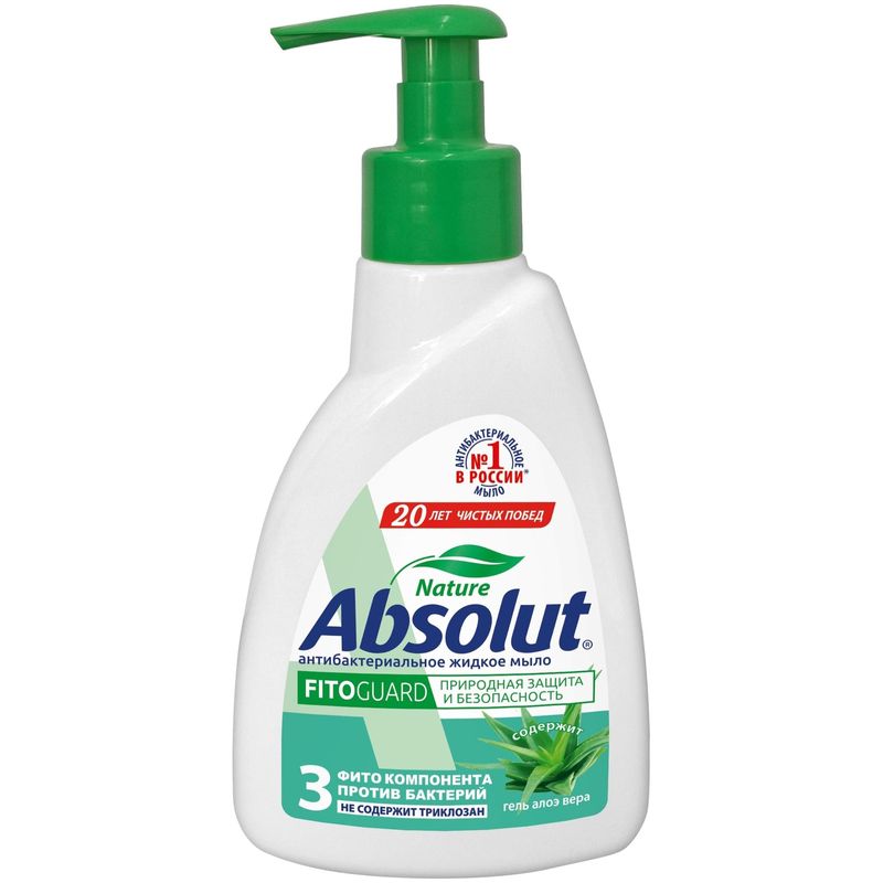 

Жидкое мыло Absolut FitoGuard 3 фито компонента, 500 мл