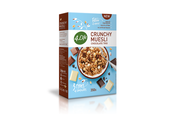 Мюсли 4 Life Crunchy 3 шоколада