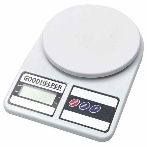 Весы кухонные электронные KS-S01 белые ТМ Goodhelper (Гудхелпер)