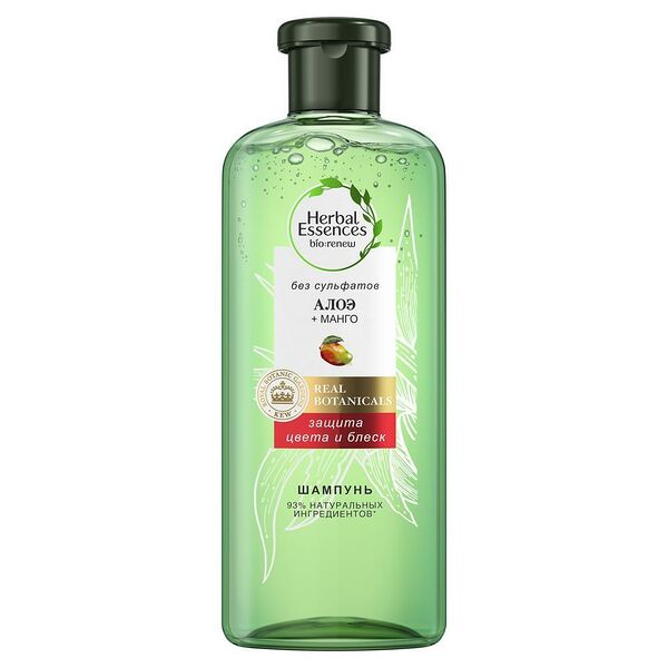 Шампунь Herbal Essences алоэ-манго без сульфатов, 380 мл