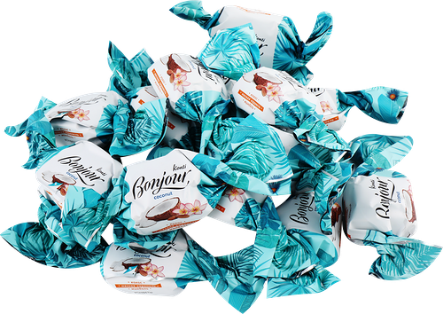 Конфеты KONTI Bonjour coconut, вес.