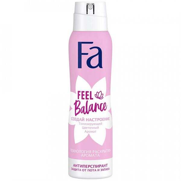 Антиперспирант Fa Feel Balance Создай настроение Тонизирующий цветочный аромат 150 мл