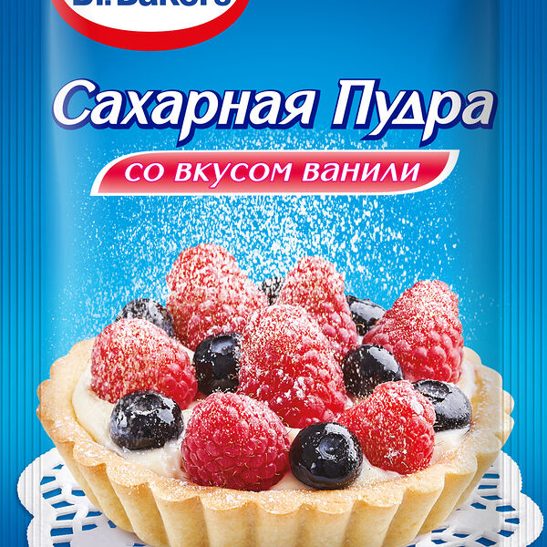 Сахарная пудра доктор бейкерс 80 г со вкусом ванили