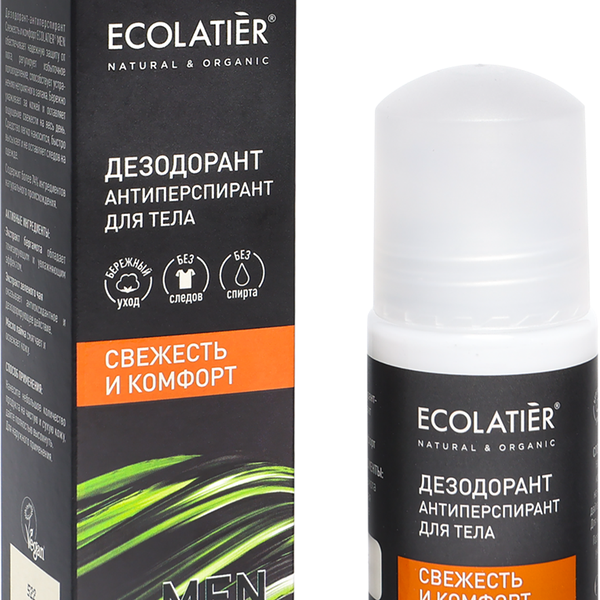 Дезодорант-антиперспирант Ecolatier Men Свежесть и комфорт 50 мл