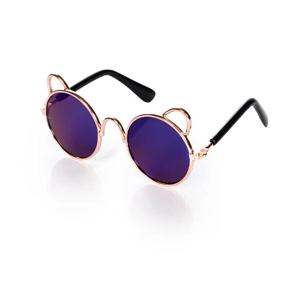 Очки солнечные с ушками для кошек и собак