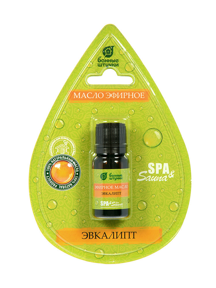 

Эфирное масло Банные штучки эвкалипт в блистере 10 мл