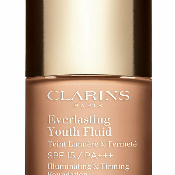 CLARINS Everlasting Youth Fluid Тональный флюид для лица с омолаживающим действием SPF 15, 30 мл, 107