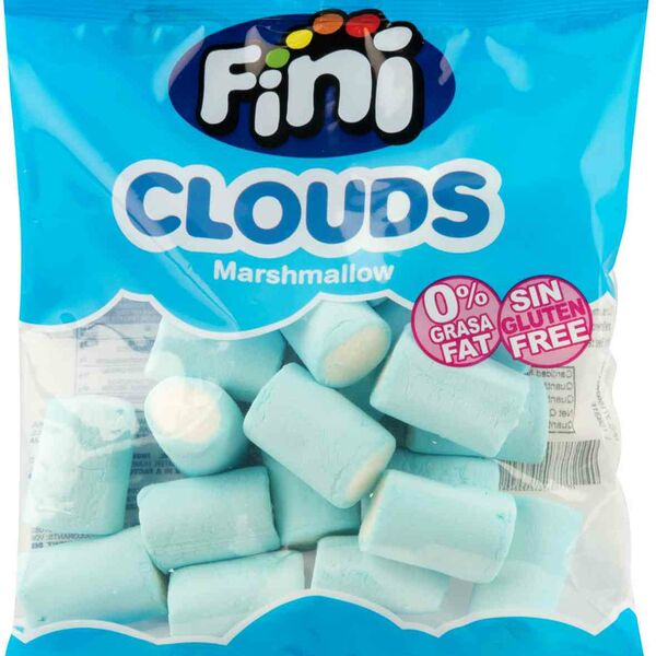 Маршмеллоу палочки бело-голубые Fini со вкусом тутти-фрутти