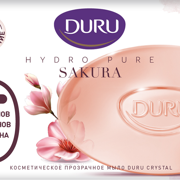 Мыло туалетное Duru Hydro Pure Cherry Blossom