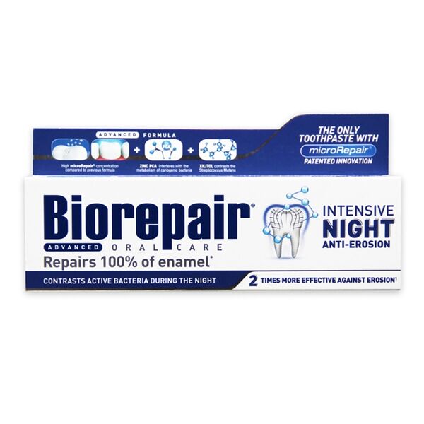 Зубная паста Biorepair Microrepair oral care интенсивное ночное восстановление 75 мл