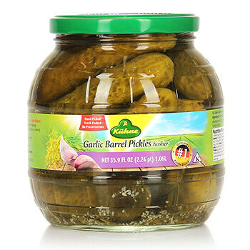 Огурцы отборные с чесноком маринованные Kuhne