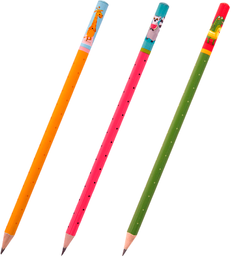 Карандаш Офисмаг Юнландия Зверушки чернографитный HB в ассортименте