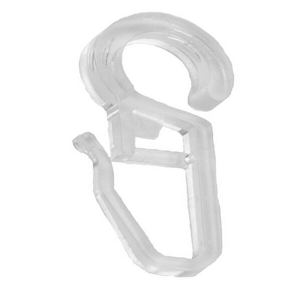 Крючки Уют для колец, 28 мм, 20 шт, пластик, прозрачный