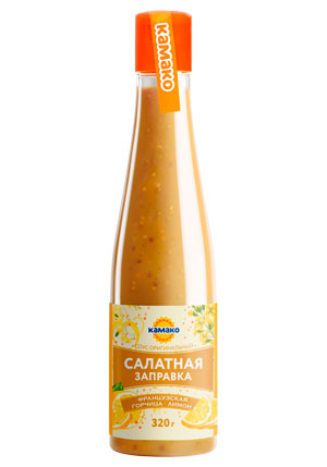 

Салатная заправка Камако Французская горчица-лимон, 320г