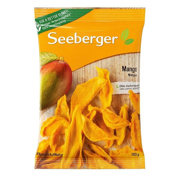 Сухофрукты Seeberger Манго сушеный дольками 100 г