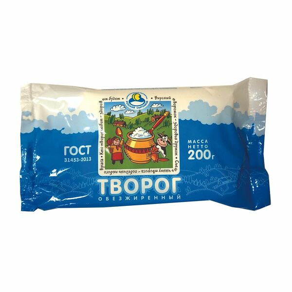 Творог Кезский СЗ обезжиренный 1.8%