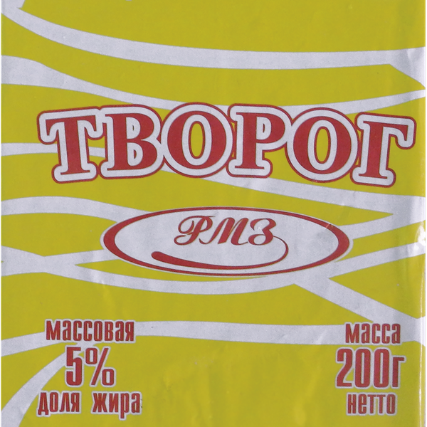 Творог МЗ РЕСПУБЛИКАНСКИЙ 5%, без змж, 200г