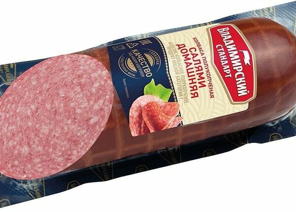 Салями Владимирский стандарт Домашняя полукопченая 