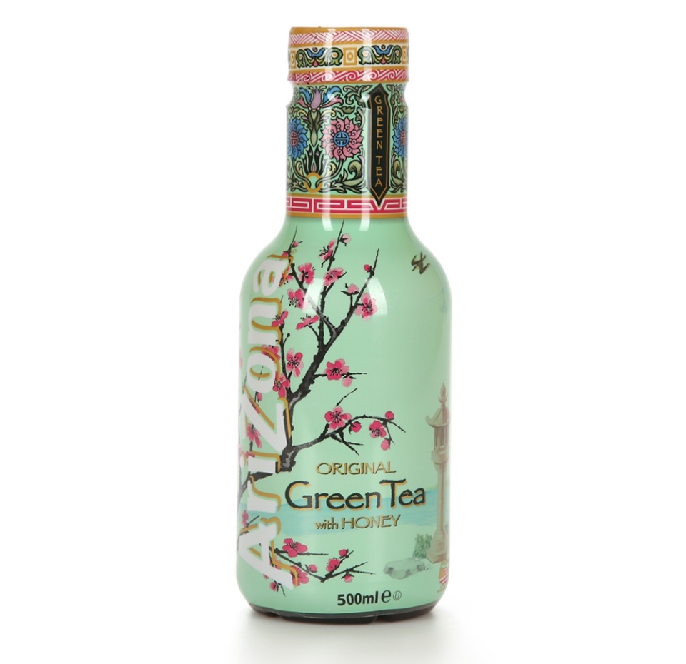 

Холодный чай AriZona Green Tea с женьшенем и медом 500 мл
