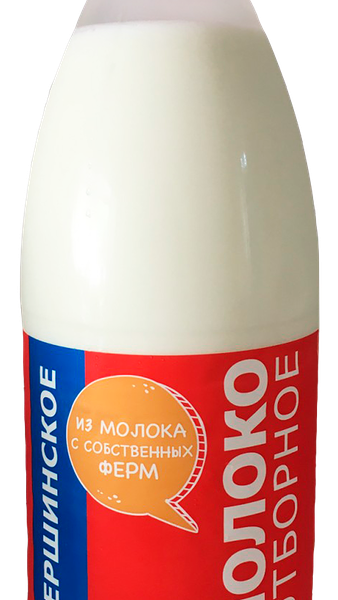 Молоко пастеризованное ПЕРШИНСКОЕ цельное отборное 3,5–4,5%
