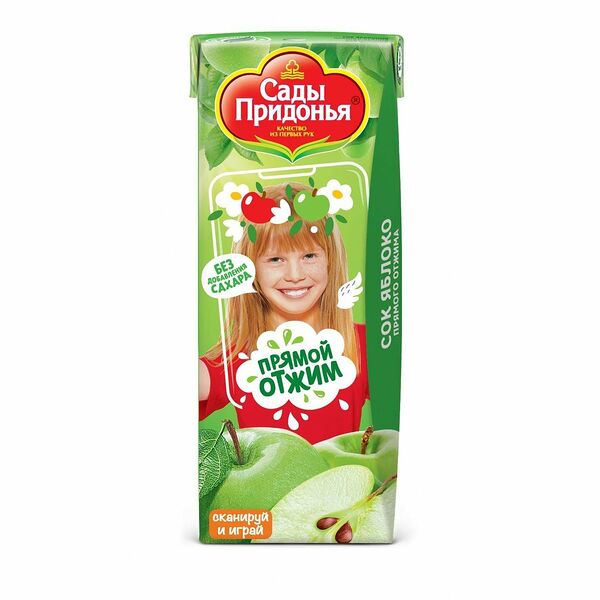 Сок Сады Придонья Яблоко без сахара