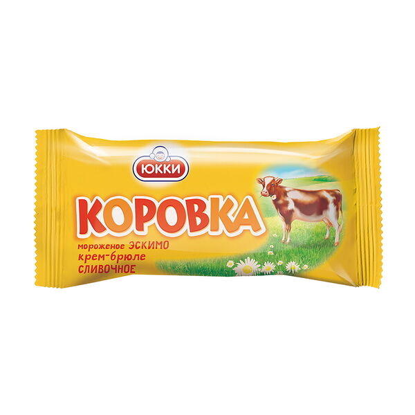 Мороженое КОРОВКА крем-брюле эскимо вес 65г