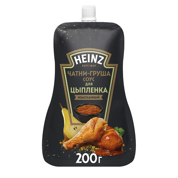 Соус Heinz Чатни-Груша для цыпленка, дой-пак, 200г