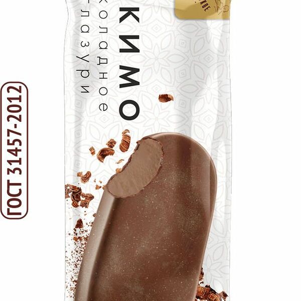 Мороженое Подовинновское молоко Эскимо шоколадное 15% БЗМЖ