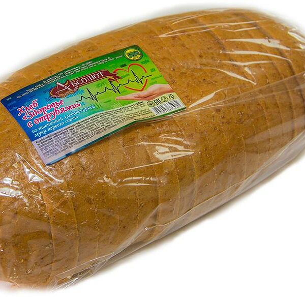 Хлеб Абсолют хлебокомбинат Здоровье нарезанный подовый 400г