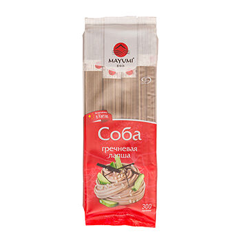 Лапша MAYUMI гречневая Соба