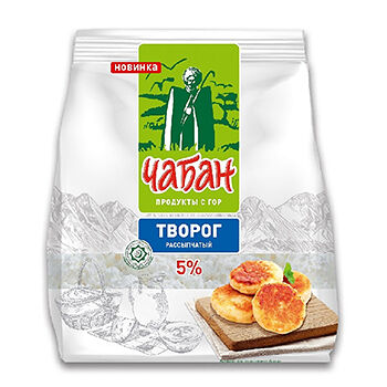 Творог рассыпчатый Чабан 5%, 350 г 