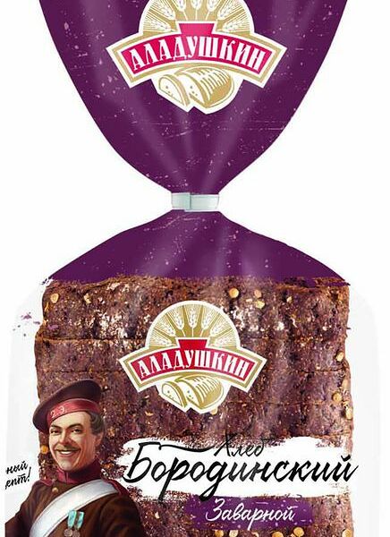 Хлеб Аладушкин Бородинский нарезка, 350г