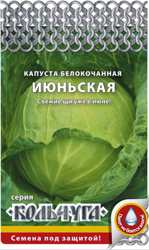 

Семена РУССКИЙ ОГОРОД Кольчуга Капуста белокочанная Июньская, 0,5г