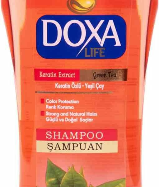 Шампунь для волос Doxa Life с экстрактом кератина и зеленый чай