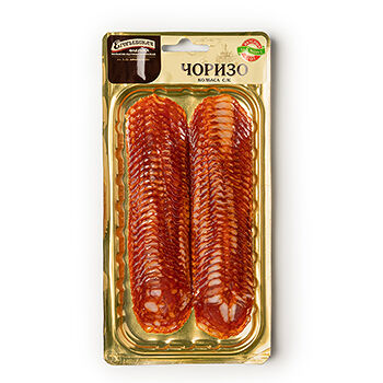 Колбаса сырокопчёная Чоризо Егорьевская КГФ, нарезка