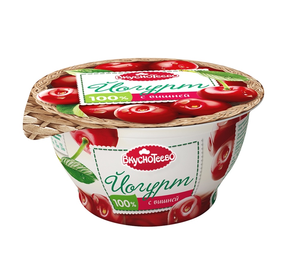

Йогурт Вкуснотеево вишня 3.5% 140 г