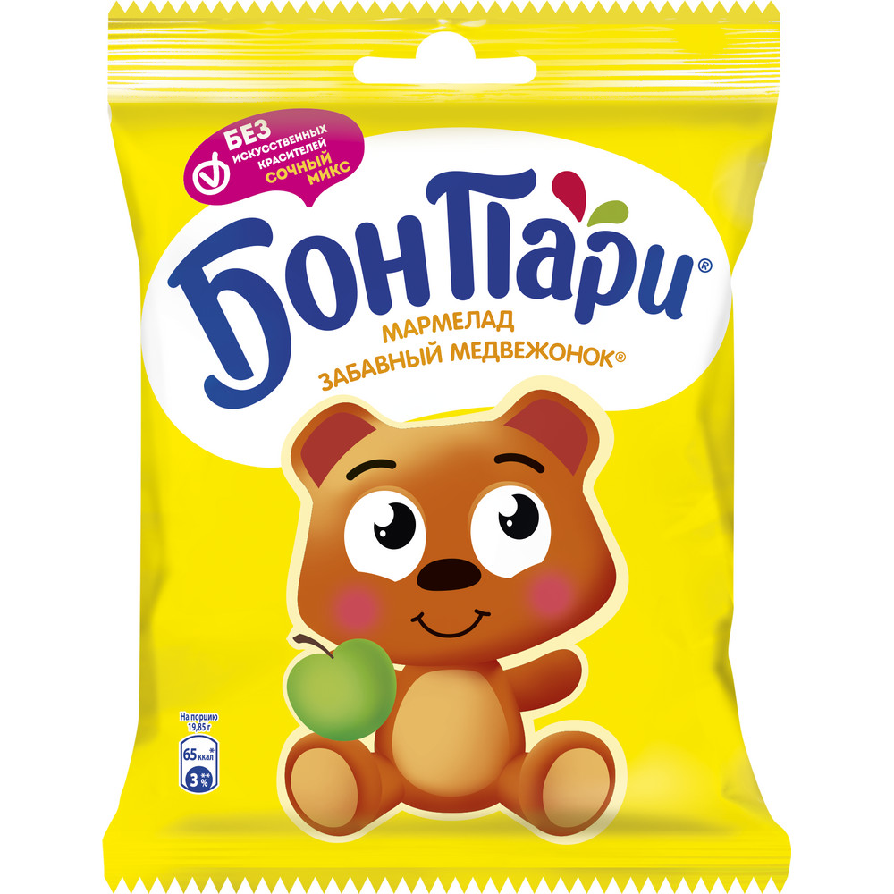 

Мармелад Бон Пари Забавный медвежонок 75 г дизайн в ассортименте