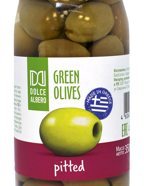 Оливки без косточки DOLCE ALBERO зеленые крупные