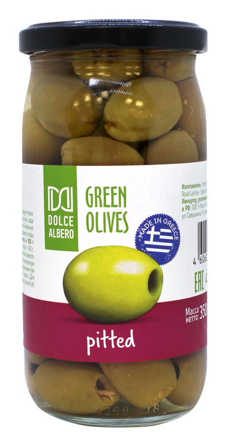 

Оливки без косточки DOLCE ALBERO зеленые крупные
