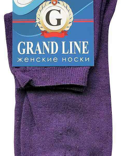 Носки женские Grand Line цвет: фиолетовый, размер 25 (38-40)