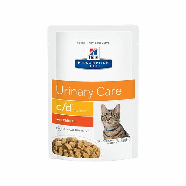 Hill's Prescription Diet c/d Multicare Urinary Care пауч для кошек при МКБ Курица