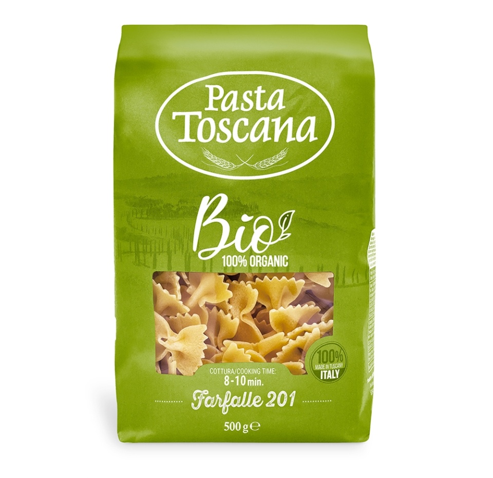 

Макаронные изделия Фарфалле, 500 г, Pasta Toscana БИО