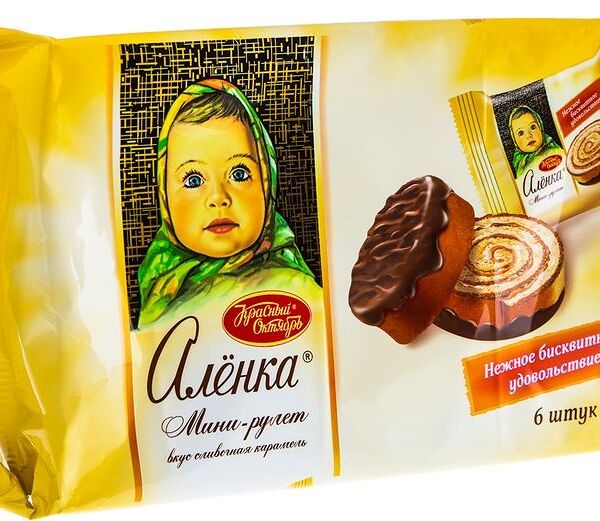 Мини-рулет Алёнка бисквитные Сливочная карамель (6 шт.)