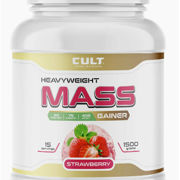 Cult 100% Pure Mass Gainer клубника 1500 грамм
