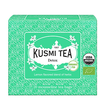 

Чай смесь трав Kusmi Tea Organic Detox пакетированный 40 г, Франция