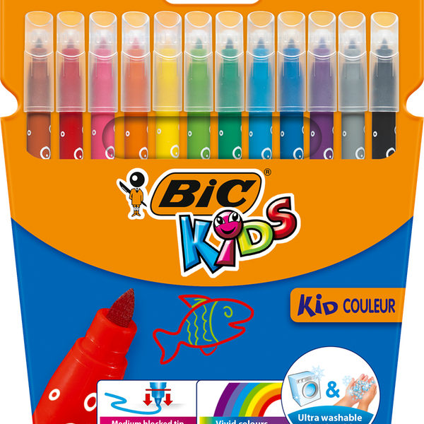 Фломастеры цветные Bic Kids Kid Couleur