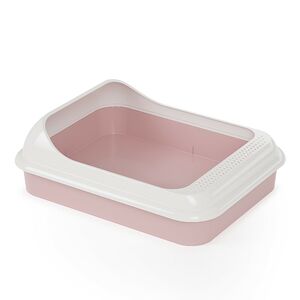 Лоток Мур-мяу с бортом розовый
