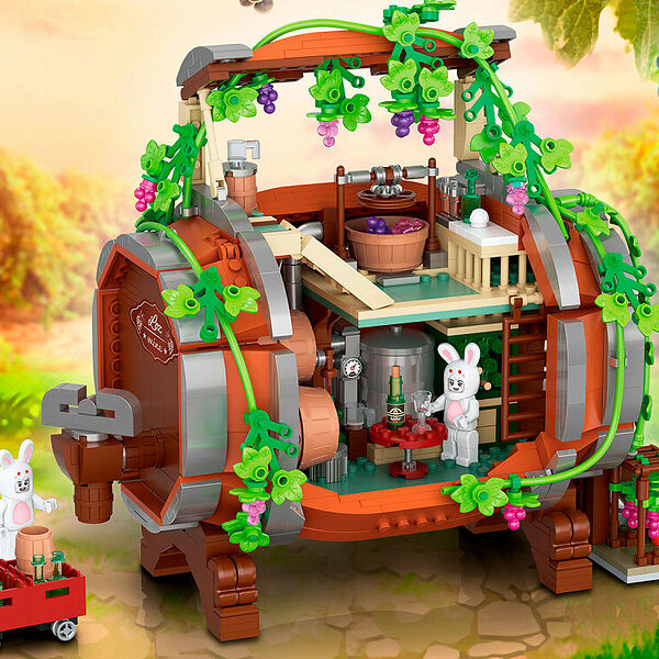 Конструктор LOZ 2206_MK Конструктор Производство виноградного сока